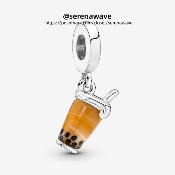 Pandora Jewelry - Pandora Murano Glass Bubble Tea Dangle Charm